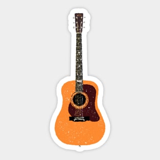 Lester Flatt Acoustic Guitar Sticker